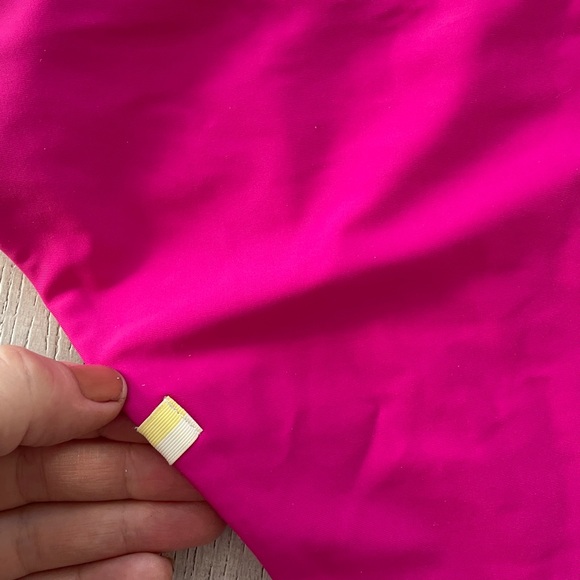 Summersalt Beige Ribbed Fabric red pink size 6 bikini like new - Picture 10 of 12